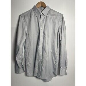 Uniqlo Men’s Button Down Shirt Light Blue Dress Long Sleeve Size Small Cotton